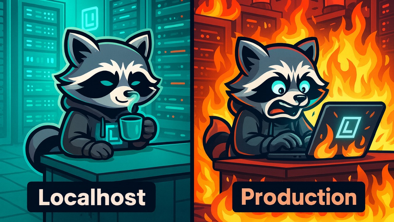 Cover for The Great Lie called "Localhost"